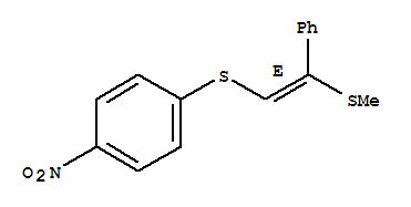1-{[(E)-2-(methylsulfanyl)-2-phenylethenyl]sulfanyl}-4-nitrobenzene