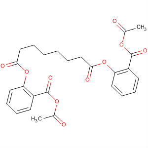 Octanedioic acid, bis[2-[(acetyloxy)carbonyl]phenyl] ester