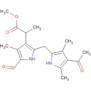 1H-Pyrrole-3-propanoic acid,2-[(4-acetyl-3,5-dimethyl-1H-pyrrol-2-yl)methyl]-5-formyl-4-methyl-,methyl ester