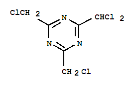 2,4-bis(chloromethyl)-6-(dichloromethyl)-1,3,5-triazine