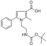 1-{2-[(TERT-BUTOXYCARBONYL)AMINO]ETHYL}-2-METHYL-5-PHENYL-1H-PYRROLE-3-CARBOXYLIC ACID