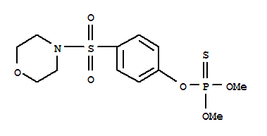 O,O-dimethyl O-[4-(morpholin-4-ylsulfonyl)phenyl] phosphorothioate