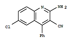 2-amino-6-chloro-4-phenylquinoline-3-carbonitrile
