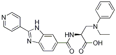L-Alanine, 3-(ethylphenylamino)-N-[[2-(4-pyridinyl)-1H-benzimidazol-6-yl]carbonyl]-