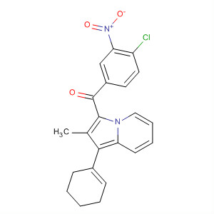 Methanone,(4-chloro-3-nitrophenyl)[1-(1-cyclohexen-1-yl)-2-methyl-3-indolizinyl]-