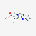 ETHYL 7-METHOXY-9-OXO-9,11-DIHYDROINDOLIZINO[1,2-B]QUINOLINE-8-CARBOXYLATE