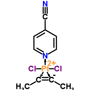 dichloroplatinum(2+) (2Z)-but-2-ene-2,3-diide - pyridine-4-carbonitrile (1:1:1)