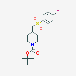 4-(4-Fluoro-benzenesulfonylmethyl)-piperidine-1-carboxylic acid tert-butyl ester