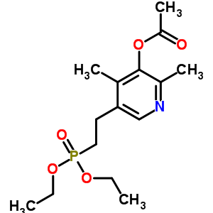 5-[2-(diethoxyphosphoryl)ethyl]-2,4-dimethylpyridin-3-yl acetate