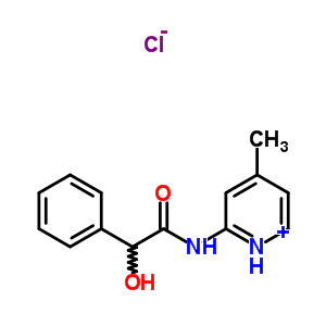2-{[hydroxy(phenyl)acetyl]amino}-4-methylpyridinium chloride