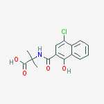 N-[(4-chloro-1-hydroxynaphthalen-2-yl)carbonyl]-2-methylalanine
