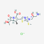 (4s,5r,6s)-3-[6-[(2r)-3-amino-2-hydroxypropyl]-7-methylsulfanylimidazo[5,1-b][1,3]thiazol-6-ium-2-yl]-6-[(1r)-1-hydroxyethyl]-4-methyl-7-oxo-1-azabicyclo[3.2.0]hept-2-ene-2-carboxylic Acid;chloride