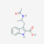 3-(2-acetamidopropyl)-1h-indole-2-carboxylic Acid