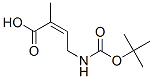 2-Butenoic acid,4-[[(1,1-dimethylethoxy)carbonyl]amino]-2-methyl-, (2Z)-