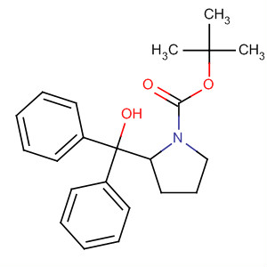 1-Pyrrolidinecarboxylic acid, 2-(hydroxydiphenylmethyl)-,1,1-dimethylethyl ester, (2S)-