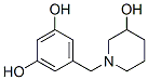 1,3-Benzenediol,5-[(3-hydroxy-1-piperidinyl)methyl]-