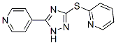 4-[5-(2-Pyridylthio)-2H-1,2,4-triazol-3-yl]pyridine