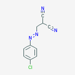 {[(E)-(4-chlorophenyl)diazenyl]methyl}propanedinitrile