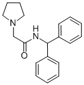 N-(Diphenylmethyl)-1-pyrrolidineacetamide