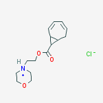 4-{2-[(bicyclo[5.1.0]octa-2,4-dien-8-ylcarbonyl)oxy]ethyl}morpholin-4-ium chloride