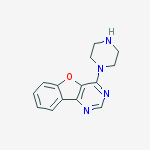 4-(1-piperazinyl)[1]benzofuro[3,2-d]pyrimidine