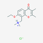 (7-ethoxy-2,3-dimethyl-4-oxochromen-8-yl)methyl-dimethylazanium chloride