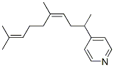 (Z)-4-(1,4,8-trimethyl-3,7-nonadienyl)pyridine