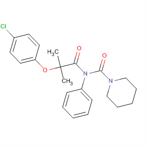 1-Piperidinecarboxamide,N-[2-(4-chlorophenoxy)-2-methyl-1-oxopropyl]-N-phenyl-