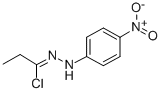 Propionyl chloride p-nitrophenylhydrazone