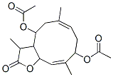 4,9-Diacetoxy-3a,4,5,8,9,11a-hexahydro-3,6,10-trimethylcyclodeca[b]furan-2(3H)-one