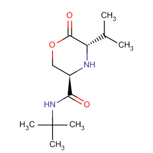 3-Morpholinecarboxamide,N-(1,1-dimethylethyl)-5-(1-methylethyl)-6-oxo-, (3R,5S)-