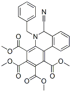 6-Cyano-5,6-dihydro-5-(phenylmethyl)-1,2,3,4-phenanthridinetetracarboxylic acid tetramethyl ester