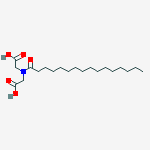 2-[carboxymethyl(hexadecanoyl)amino]acetic Acid