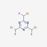 2,4,6-Tris(bromofluoromethyl)triazine