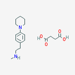 N-methyl-2-(4-piperidin-1-ylphenyl)ethanamine butanedioate