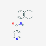 4-PYRIDINECARBOXAMIDE,N-(5,6,7,8-TETRAHYDRO-1-NAPHTHALENYL)-
