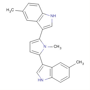 1H-Indole, 3,3'-(1-methyl-1H-pyrrole-2,5-diyl)bis[5-methyl-