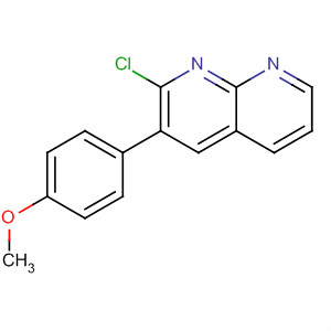 1,8-Naphthyridine, 2-chloro-3-(4-methoxyphenyl)-