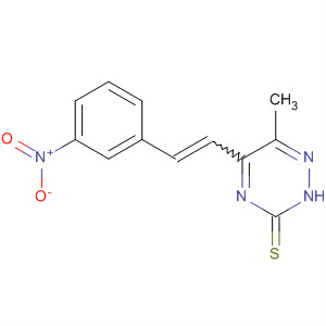 1,2,4-Triazine-3(2H)-thione, 6-methyl-5-[2-(3-nitrophenyl)ethenyl]-