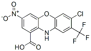 10H-Phenoxazine-1-carboxylic  acid,  7-chloro-3-nitro-8-(trifluoromethyl)-
