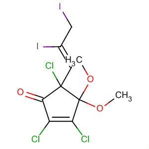 2-Cyclopenten-1-one,2,3,5-trichloro-5-[(1Z)-2,3-diiodo-1-propenyl]-4,4-dimethoxy-