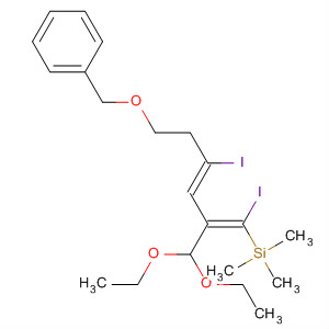 Silane,[(1E,3Z)-2-(diethoxymethyl)-1,4-diiodo-6-(phenylmethoxy)-1,3-hexadienyl]trimethyl-