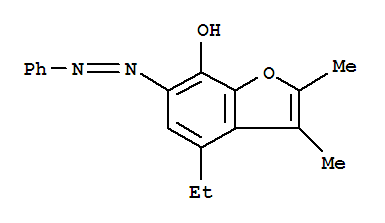 4-ethyl-2,3-dimethyl-6-(phenylhydrazono)-1-benzofuran-7(6H)-one