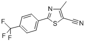 4-METHYL-2-[4-(TRIFLUOROMETHYL)PHENYL]-1,3-THIAZOLE-5-CARBONITRILE