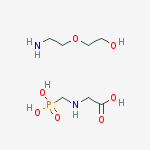 Glycine, N-(phosphonomethyl)-, compd. with 2-(2-aminoethoxy)ethanol(1:1)
