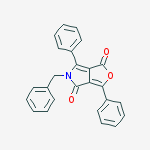 1H-Furo[3,4-c]pyrrole-1,4(5H)-dione, 3,6-diphenyl-5-(phenylmethyl)-