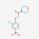 2-(2-chloro-4-nitrophenoxy)-1-(morpholin-4-yl)ethanone