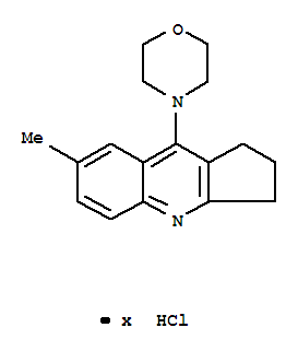 7-methyl-9-morpholin-4-yl-2,3-dihydro-1H-cyclopenta[b]quinoline hydrochloride