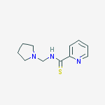 2-Pyridinecarbothioamide, N-(1-pyrrolidinylmethyl)-