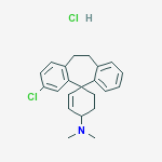 3'-chloro-N,N-dimethyl-10',11'-dihydrospiro[cyclohex-2-ene-1,5'-dibenzo[a,d][7]annulen]-4-amine hydrochloride